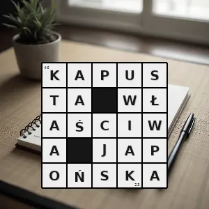 Hasło krzyżówkowe kapusta właściwa japońska - kapusta właściwa japońska – rozwiązanie, synonimy, podpowiedzi i definicje krzyżówkowe